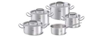 Bộ nồi inox cao cấp Fissler Original Pro 5 món (nắp inox)